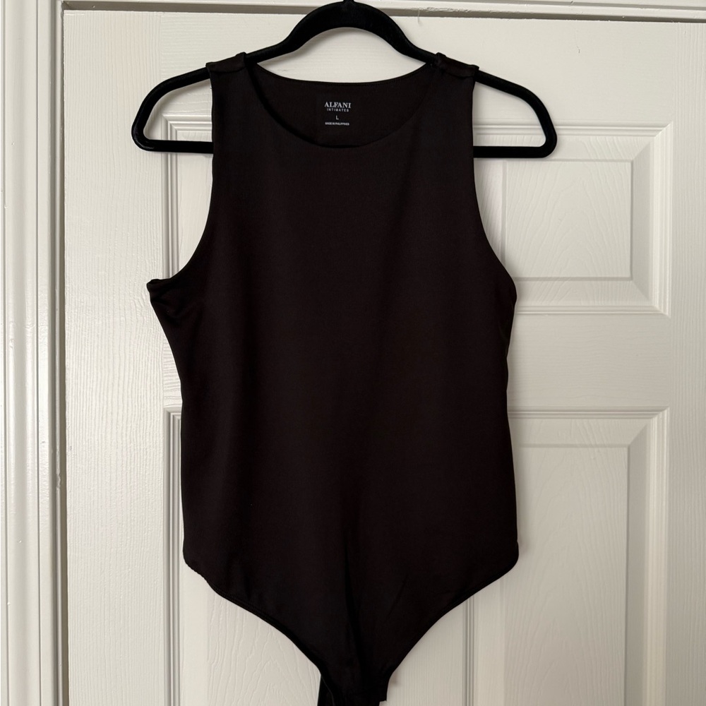 Black Sleeveless Bodysuit